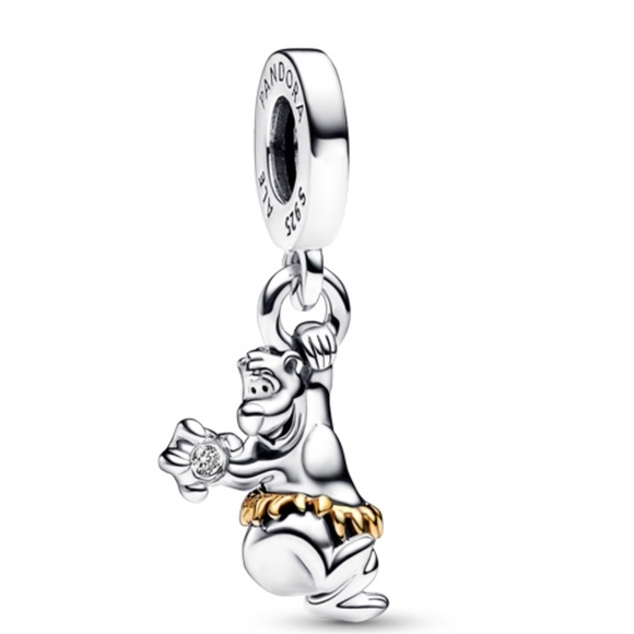 Pandora Silver and Gold Jungle Charm - Picture 1 of 3